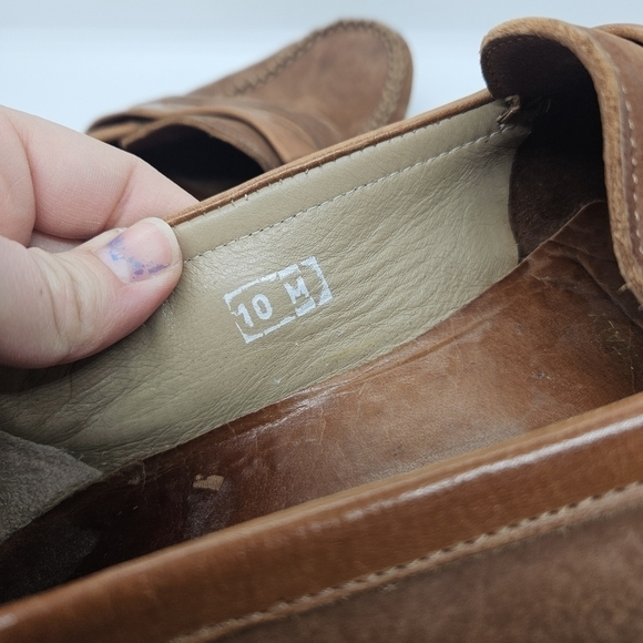 Bally Mesa brown leather penny loafers 10M main image 5